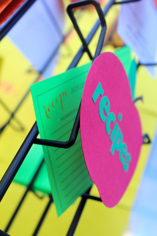 DIY recipe cards_astrobrights papers