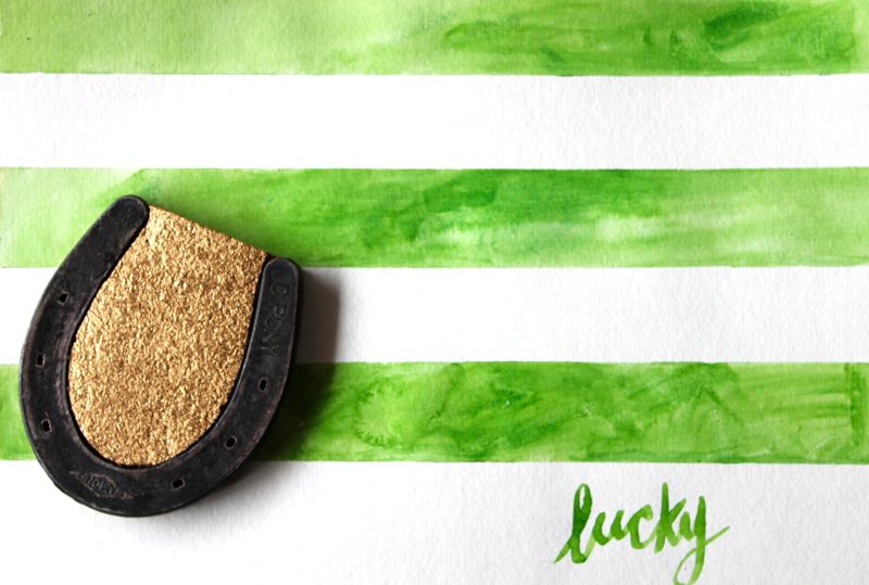 lucky-green-stripes-horseshoe-coaster-diy-corkboard-gold