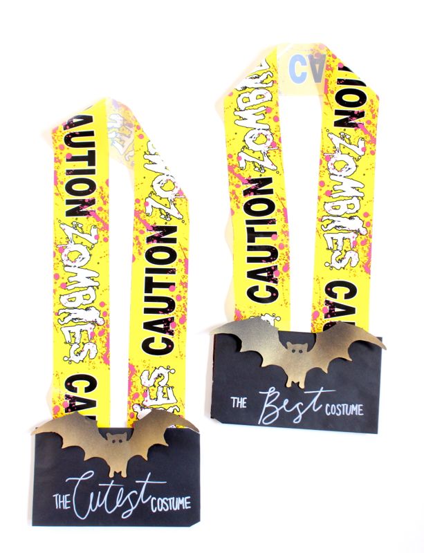 diy-halloween-best-costume-award-caution-tape-bat