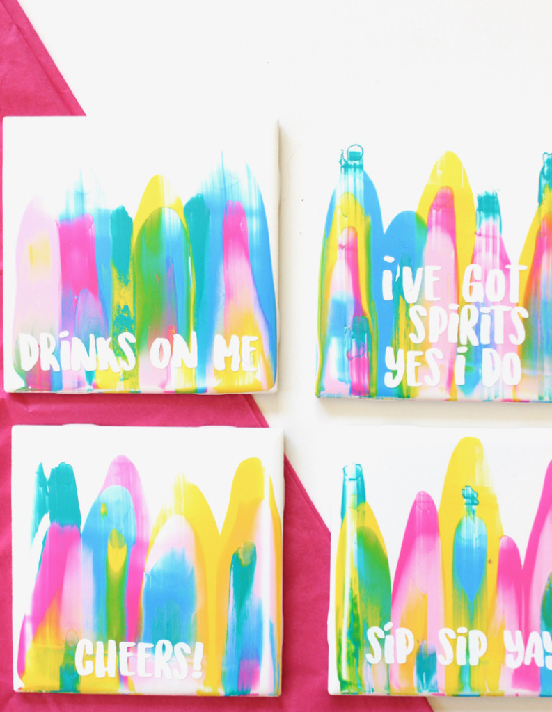 colorful-paint-scrape-coasters-cheers-sip-sip-yay