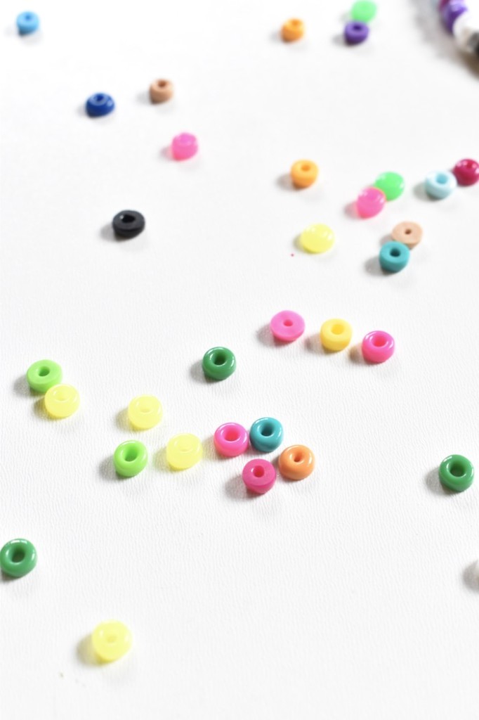 melted perler beads for diy word bead bracelets