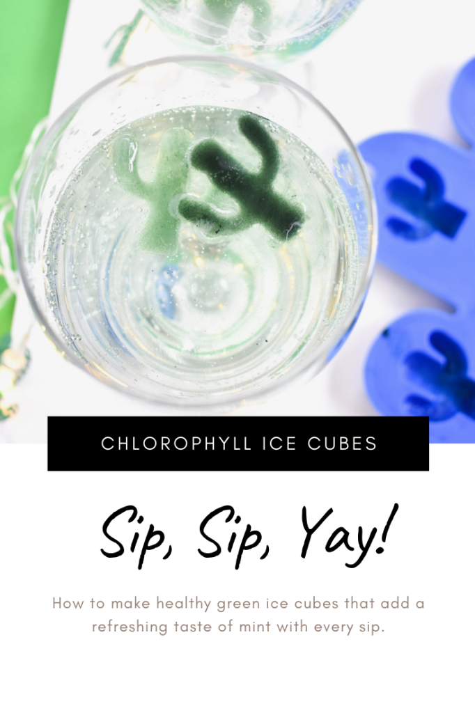 CHLOROPHYLL ICE CUBES