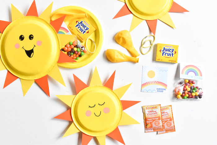 yellow sunshine packages-crafts for kids