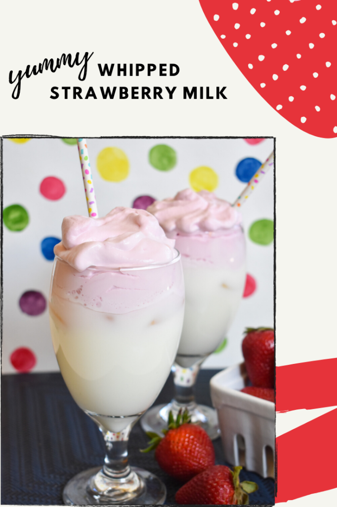 whipped strawberry milk-whipped drink trend-pink drink