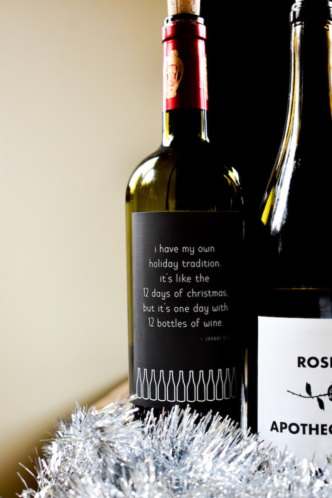 Schitts Creek wine labels-free printable