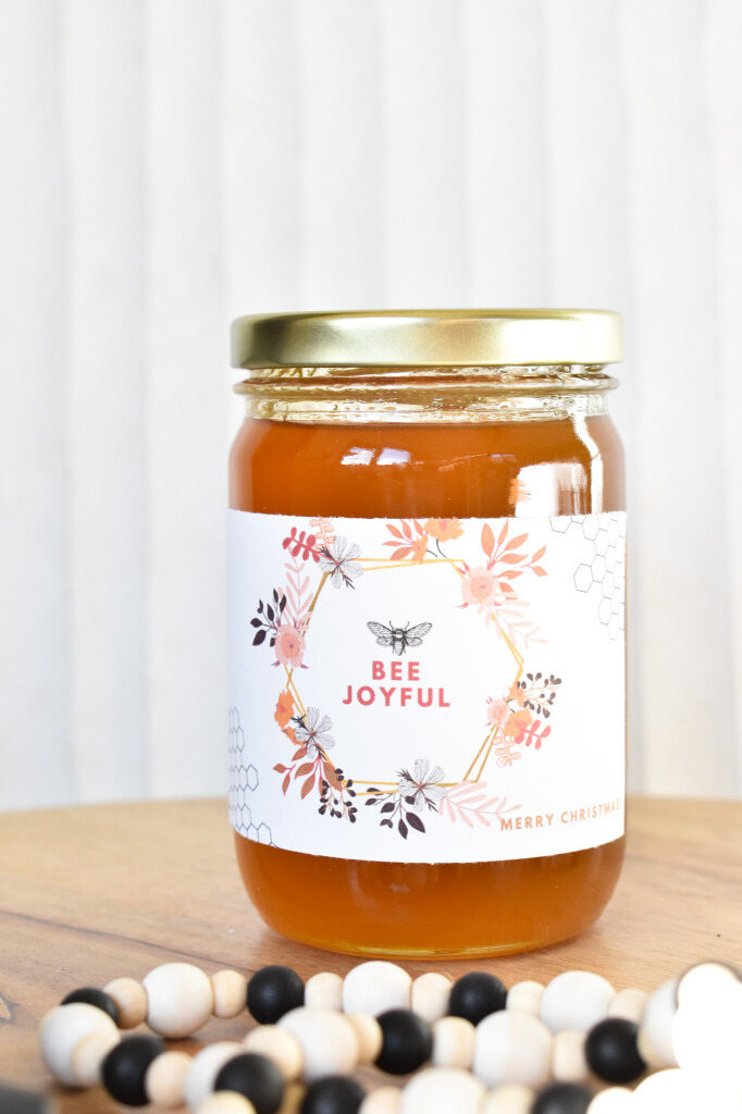 bee joyful colorado honey -holiday gift and free printable